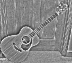 The Leaning Guitar