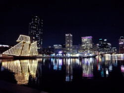 Baltimore Inner Harbor at Night Baltimore Inner Harbor at Night by Kathy McCabe