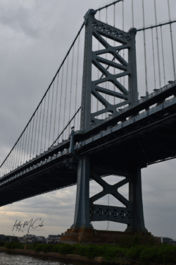 Arch of the Ben Franklin Bridge
